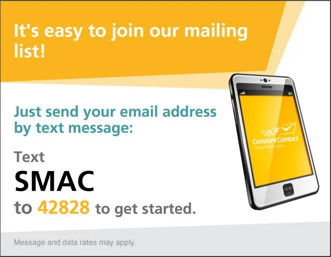 Join our mailing list